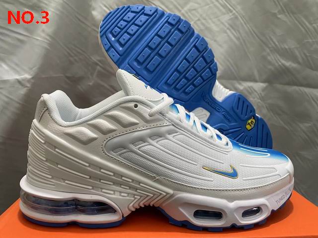 Nike Air Max Plus 3 Mens Shoes White Blue;